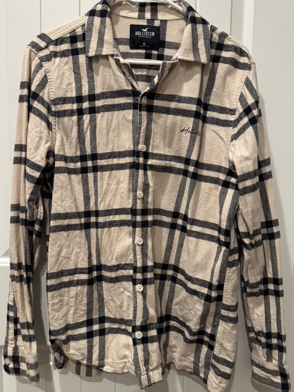 Hollister Co. Plaid Flannel Button-Down Shirt - Medium